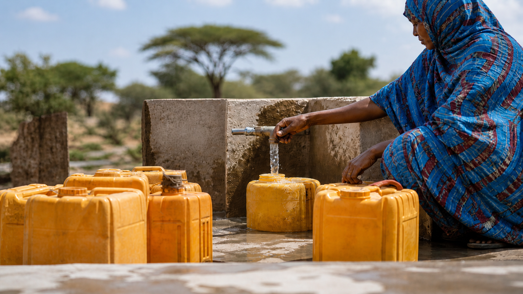 Water access field work in Baidoa