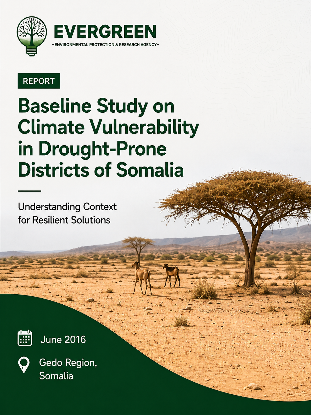 Climate vulnerability baseline study cover