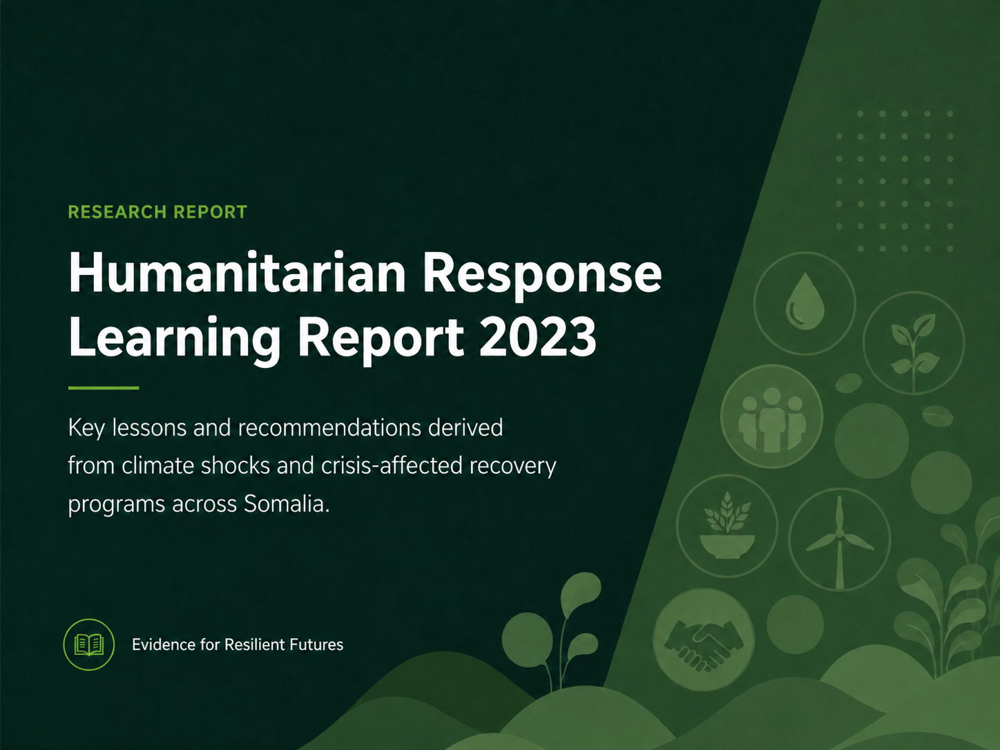 Humanitarian response learning report cover