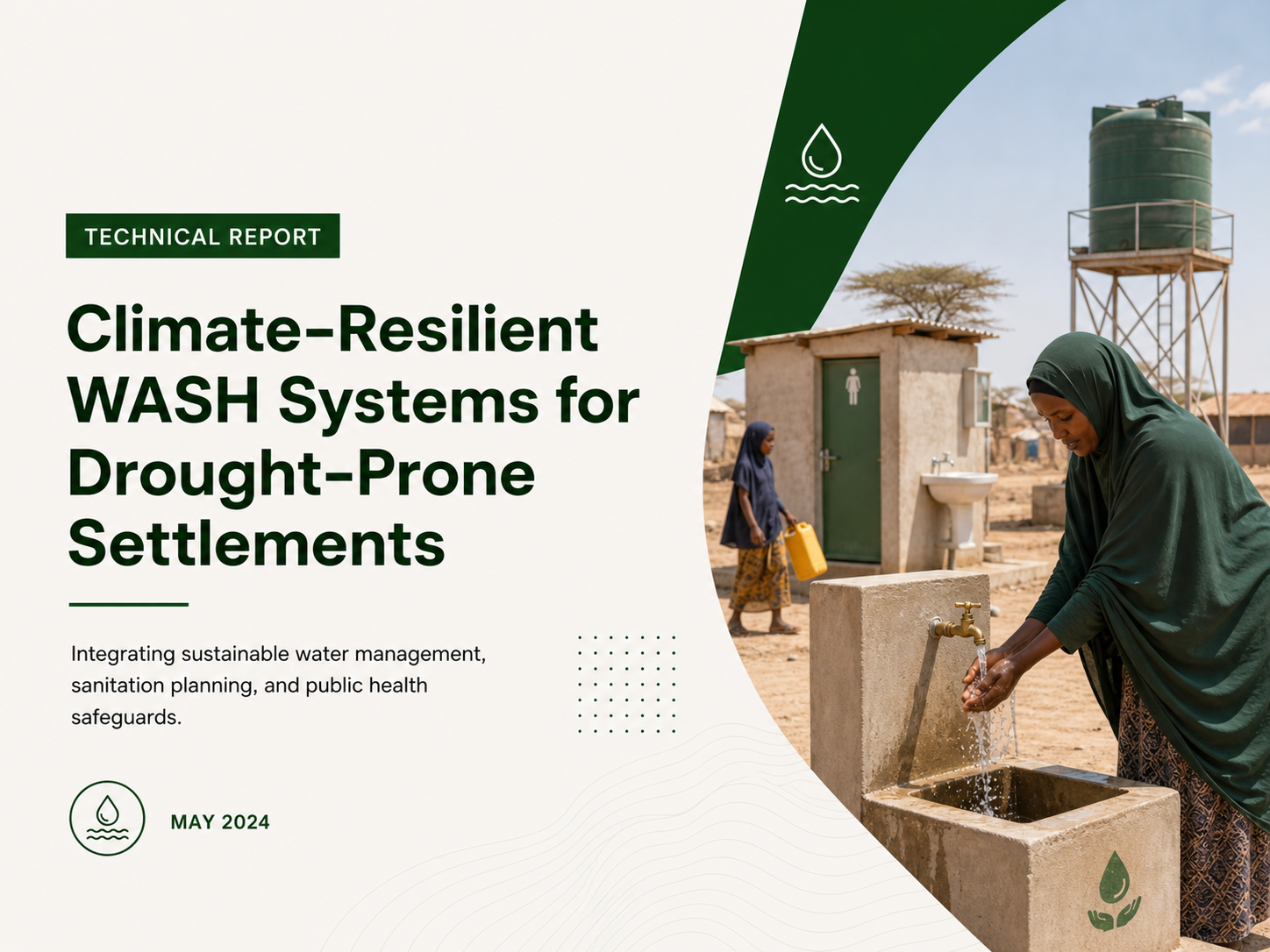 Climate-resilient WASH systems technical report cover